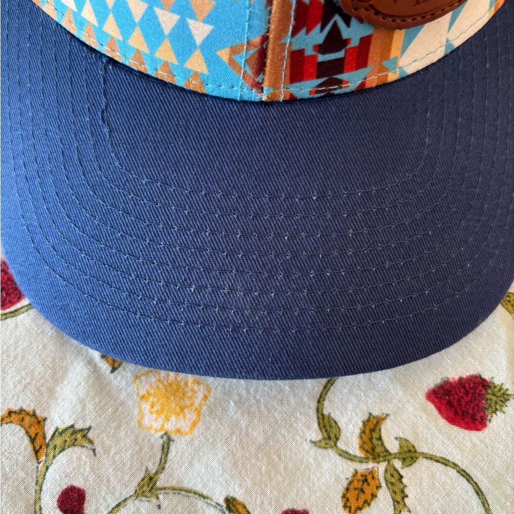 Weaver Leather Multicolor Geometric Pattern Hat - Picture 8 of 8